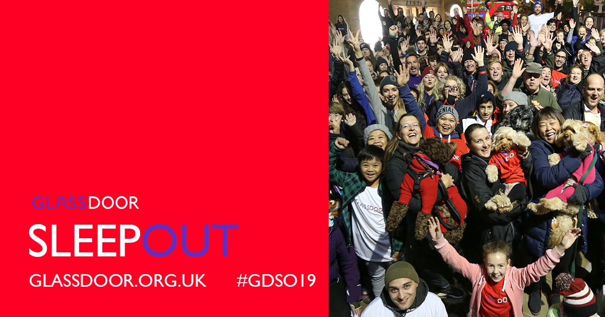 Sleep out for Glass Door Homeless Shelter